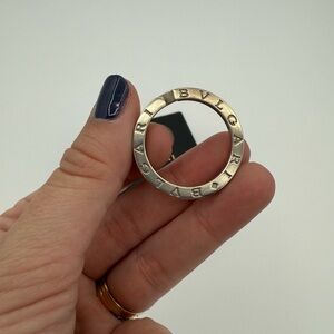 Bvlgari Silver Key Ring